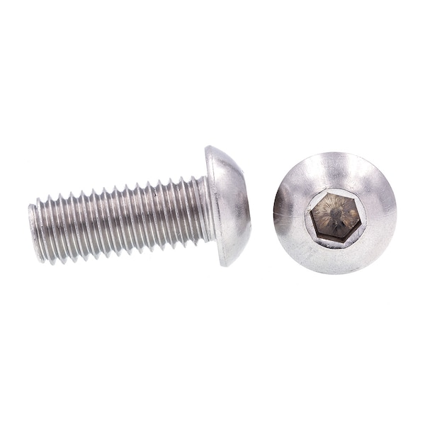 Socket Cap Screw Btn Head Allen Drive 1/2in-13 X 1-1/4in 18-8 Stainless Steel 5PK